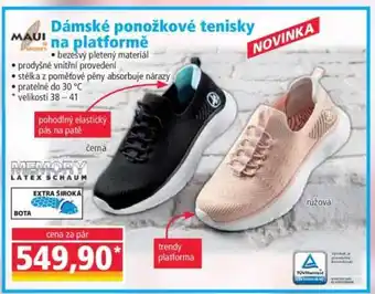 Norma Dámské ponožkové tenisky na platformě nabídka