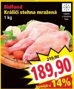Norma Bidfood Králičí stehna mražená nabídka