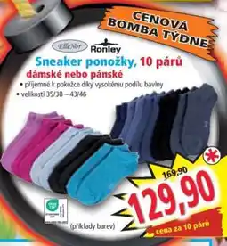 Norma Sneaker ponožky, 10 párů dámské nebo pánské nabídka