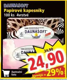 Norma DAUNASOFT Papírové kapesníky nabídka
