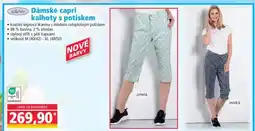 Norma Dámské capri kalhoty s potiskem nabídka