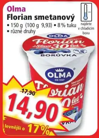 Norma Olma Florian smetanový nabídka