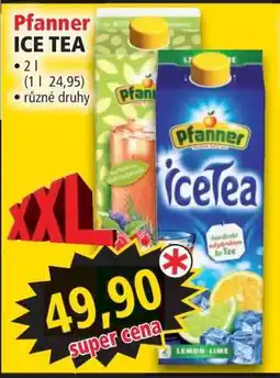 Norma Pfanner Ice tea nabídka