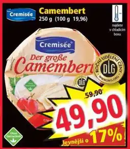 Norma Cremisée Camembert nabídka