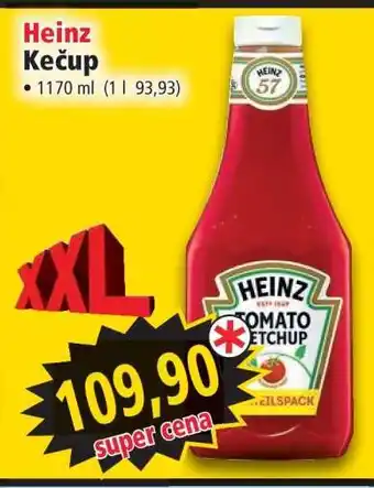 Norma HEINZ kečup nabídka