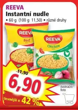 Norma REEVA Instantní nudle nabídka