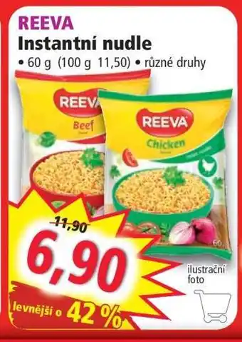Norma REEVA Instantní nudle nabídka
