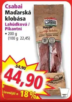 Norma Csabai Maďarská klobása nabídka