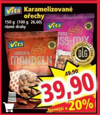 Norma KARAMELIZOVANÉ OŘECHY nabídka