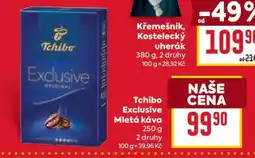 Billa Tchibo Exclusive mletá káva nabídka