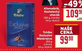 Billa Tchibo Exclusive mletá káva nabídka