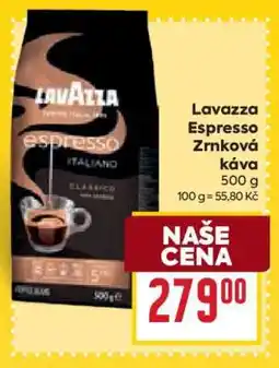 Billa Lavazza Espresso zrnková káva nabídka