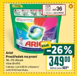 Billa Ariel Prostředek na praní nabídka