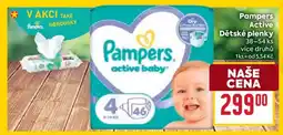 Billa Pampers Active Dětské plenky nabídka