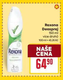 Billa Rexona Deosprej nabídka