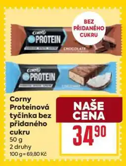 Billa Corny Proteinová tyčinka bez přidaného cukru nabídka