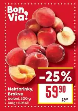 Billa Nektarinky, Brokve nabídka