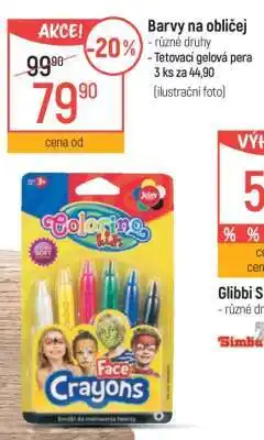 Globus BARVY NA OBLIČEJ nabídka