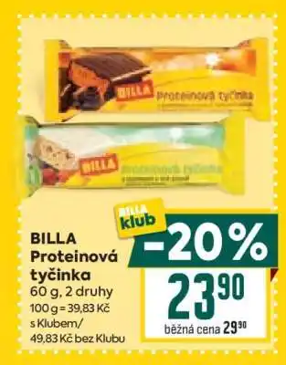 Billa BILLA Proteinová tyčinka nabídka
