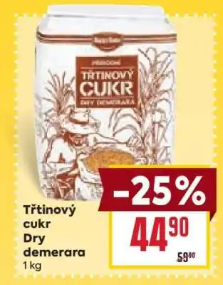 Billa Třtinový cukr Dry demerara nabídka