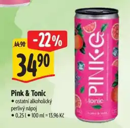 Albert Pink & Tonic nabídka