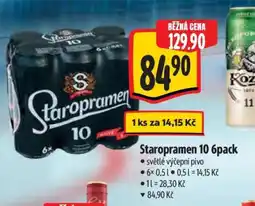 Albert Staropramen 10 6pack nabídka