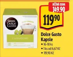 Albert Dolce Gusto kapsle nabídka