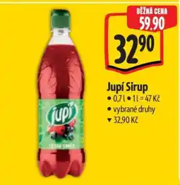 Albert Jupí sirup nabídka