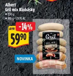 Albert Albert Gril mix klobásky nabídka
