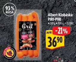 Albert Albert Klobáska PIRI-PIRI nabídka