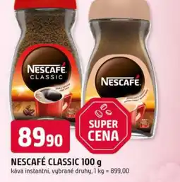 Trefa Nescafé classic nabídka
