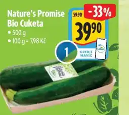 Albert Nature’s Promise Bio Cuketa nabídka
