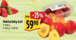 Albert Nektarinky koš nabídka