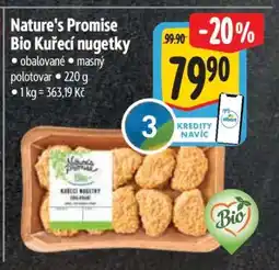 Albert Nature's Promise Bio Kuřecí nuggetky nabídka