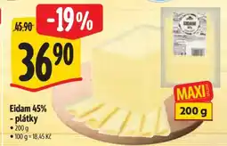 Albert Eidam 45% plátky nabídka