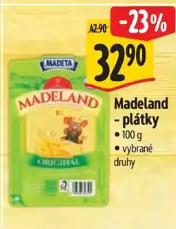 Albert Madeland plátky nabídka