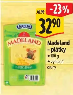 Albert Madeland plátky nabídka