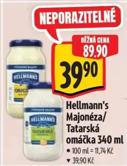 Albert Hellmann's Majonéza/Tatarská omáčka 340 ml nabídka