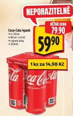 Albert Coca-Cola 4pack nabídka