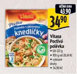Albert Vitana Poctivá polévka nabídka