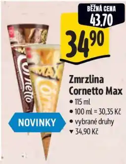 Albert Zmrzlina Cornetto Max nabídka