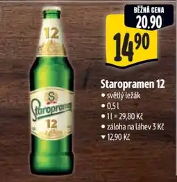 Albert Staropramen 12 nabídka