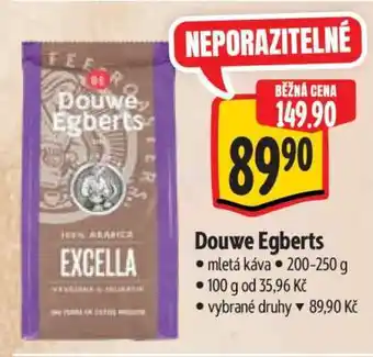 Albert Douwe Egberts Excella nabídka