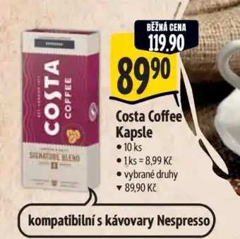 Albert Costa Coffee kapsle nabídka
