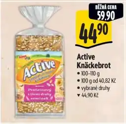 Albert Active Knäckebrot nabídka