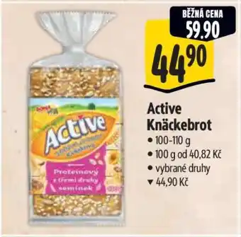 Albert Active Knäckebrot nabídka