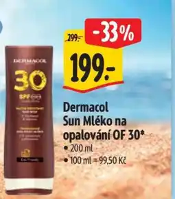 Albert Dermacol Sun Mléko na opalování OF 30 nabídka