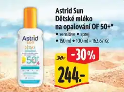 Albert Astrid Sun dětské mléko na opalování OF 50 nabídka