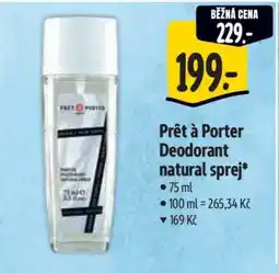 Albert Prêt-à-porter Deodorant natural sprej nabídka
