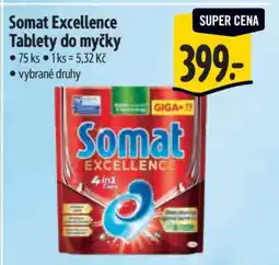 Albert Somat Excellence tablety do myčky nabídka